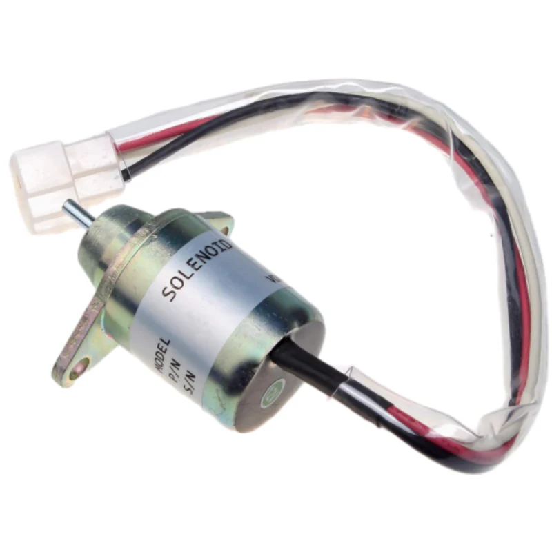 Aftermarket New 12V Shutoff Solenoid 119653-77950 119285-66500 for Yanmar 3TNE74 3TNE68 Engine